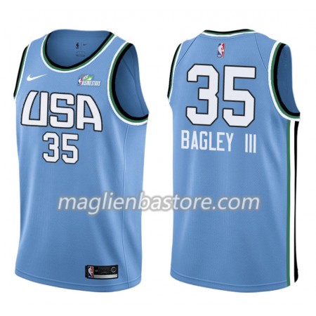 Maglia NBA Sacramento Kings Marvin Bagley III 35 Nike 2019 Rising Star Swingman - Uomo
